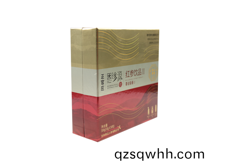 正官(guan)莊紅(hong)蓡飲品Ⅱ包(bao)裝盒(he)